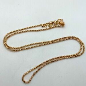 Origami Owl Gold Tone Metal Lanyard Landyard Chain Necklace | 24” L + 2” Ext